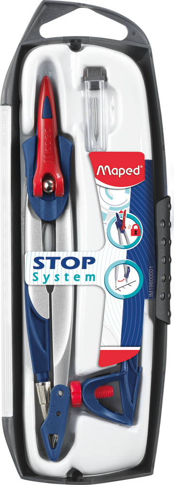 Maped Compas Stop System, en blister, assorti 019600 bei fr