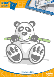 Fiche d'activité à imprimer enfant - Jeu pédagogique enfant – Coloriage panda