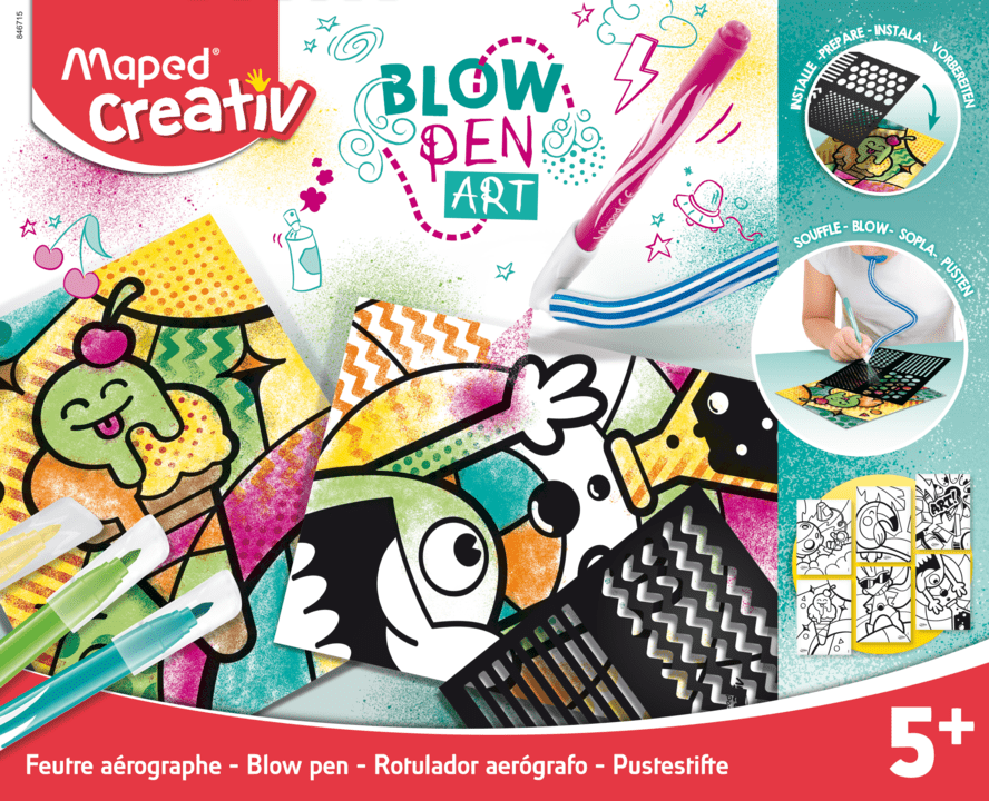 Kit d'activité Blowpen Art Pop Art