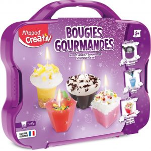 coffret création bougies enfants bougies gourmandes