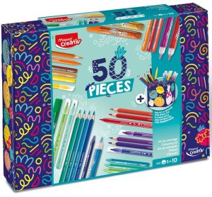 maped kit de coloriage créatif 50 pièces