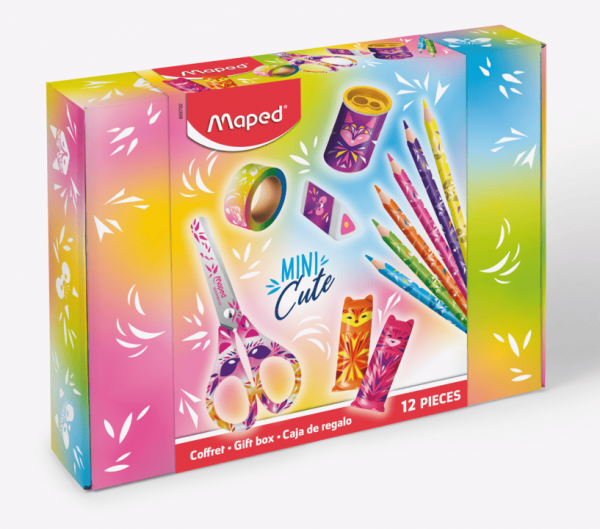 coffret de coloriage et papeterie kawaii mini cute de maped