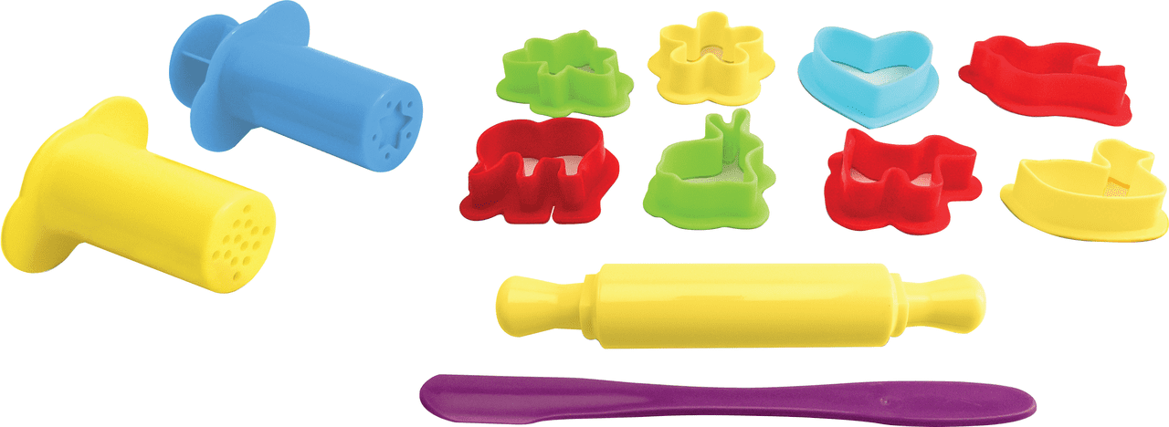 BESTZY Outils de Pâte À Modeler, Enfants Accessoire Pate a Modeler, 25  pièces Kits D'outils de Pâte Argile Smart Dough Tools Moules Kit pour  Enfants
