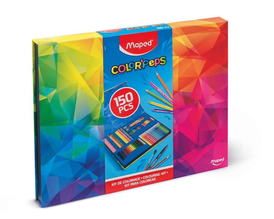 coffret de coloriage 150 pièces maped color peps