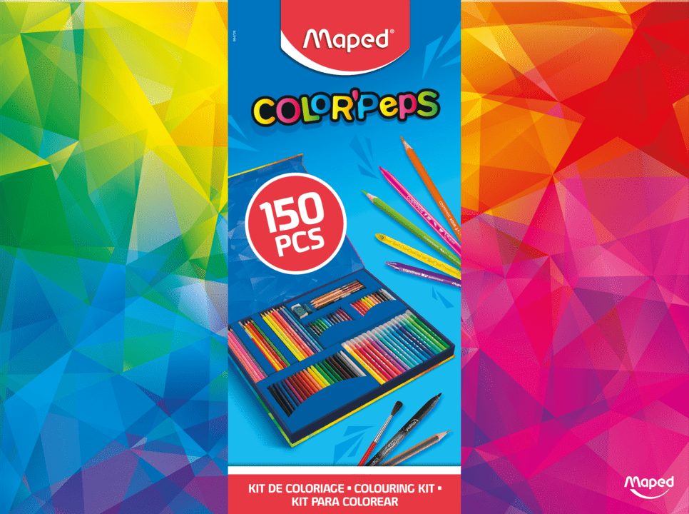 Coffret de 100 crayons et feutres de coloriage Maped