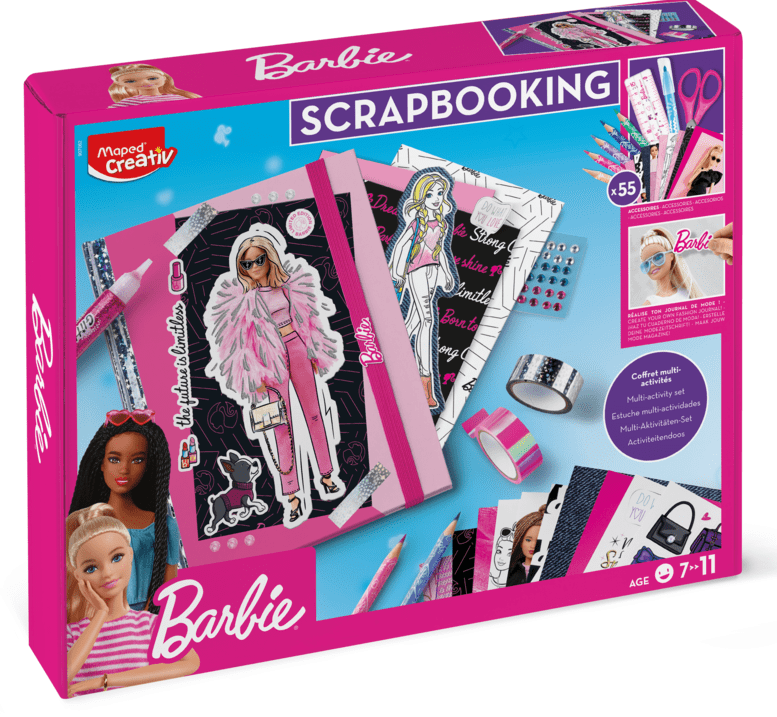 Coffret scrapbooking Barbie – Dès 7 ans – Maped France