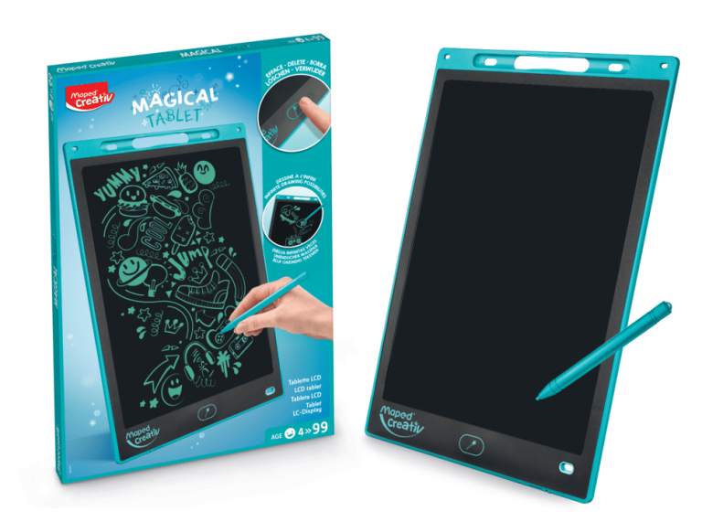 LCD Enfant Maped Creativ Magical Board Maxi - Tablette Dessin LCD 12 Pouces, Stylet, Effaçable à L'Infini | Dès 4 Ans écran Dessin Effaçable