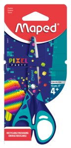 ciseaux scolaires pixel party