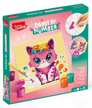 coffret peinture au numéro Maped Creativ Chat et Lapin