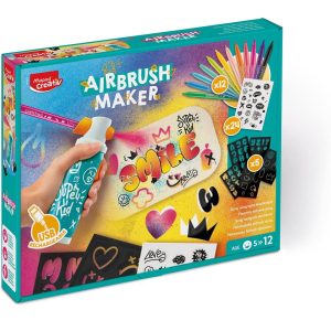 coffret airbrush maker aerographe enfant maped creativ