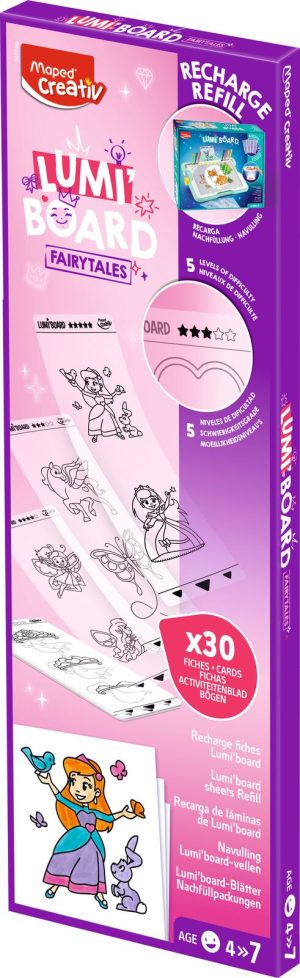 recharge fiches activites lumi board maped creativ contes de fees