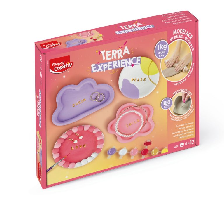 Maped Creativ - Mallette Animaux Loisirs Créatifs pour Enfants dès 3 ans-26 Tampons Pré Encre Lavable-J41476, 41476, Multicolore
