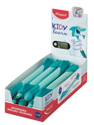Stylos d'apprentissage effaçables Kidy Learn Magic Requin x12