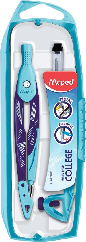 Maped Spring Compass Compas Metal Open Arctic, 3 pièces – Maped France