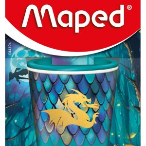 Taille-crayons canette en métal Dragon 2 trous